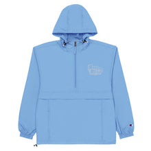 Load image into Gallery viewer, Embroidered Stack Logo x Champion Half Zip Wind Breaker

