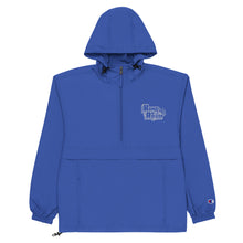 Load image into Gallery viewer, Embroidered Stack Logo x Champion Half Zip Wind Breaker
